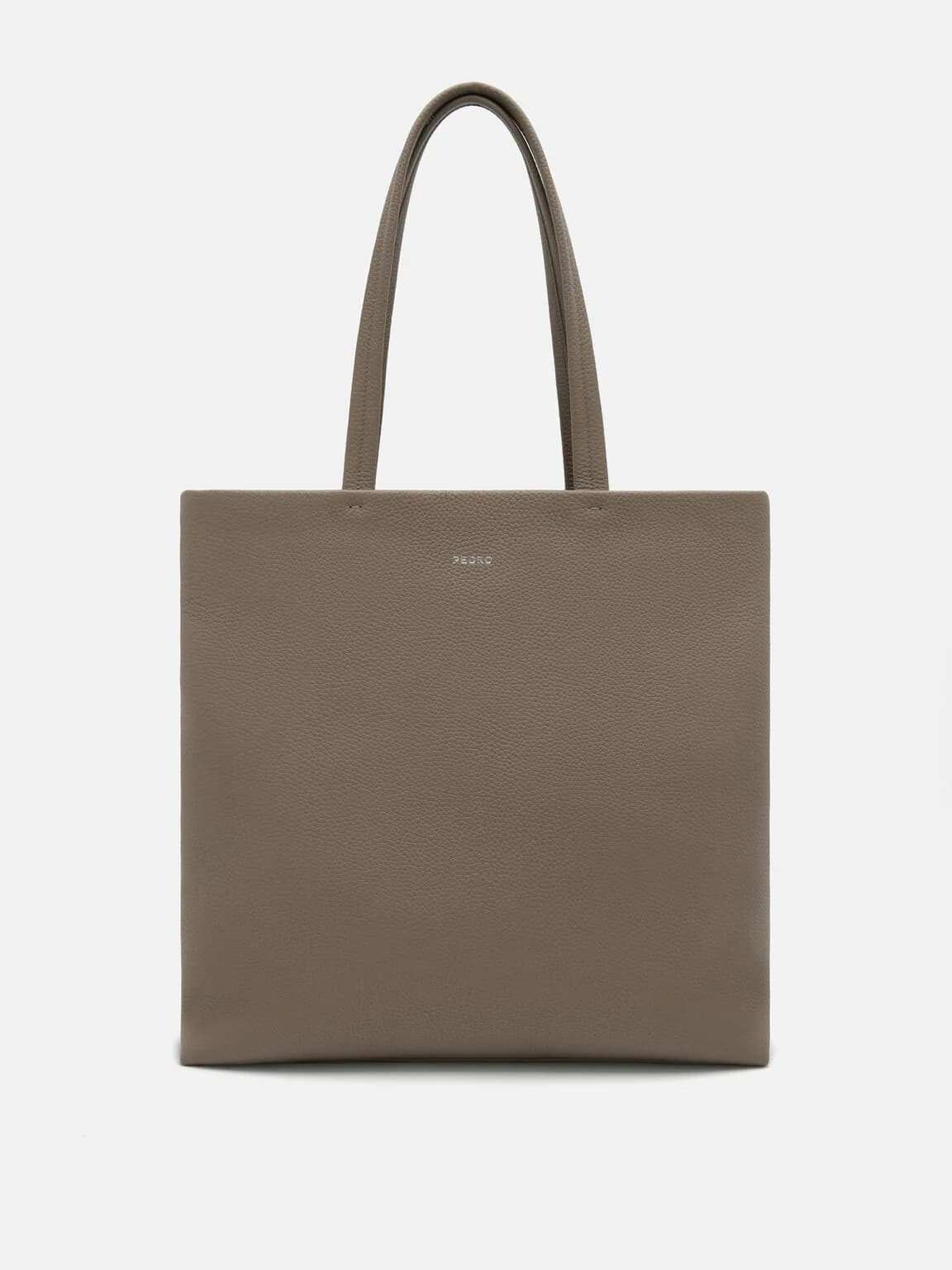 Architectural Leather Tote