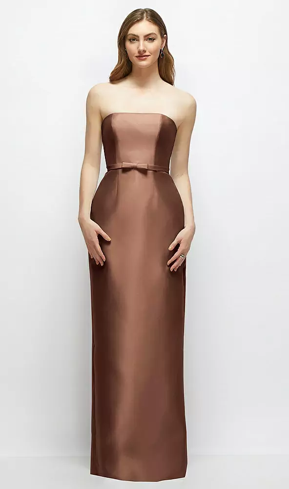 Silk Column Dress
